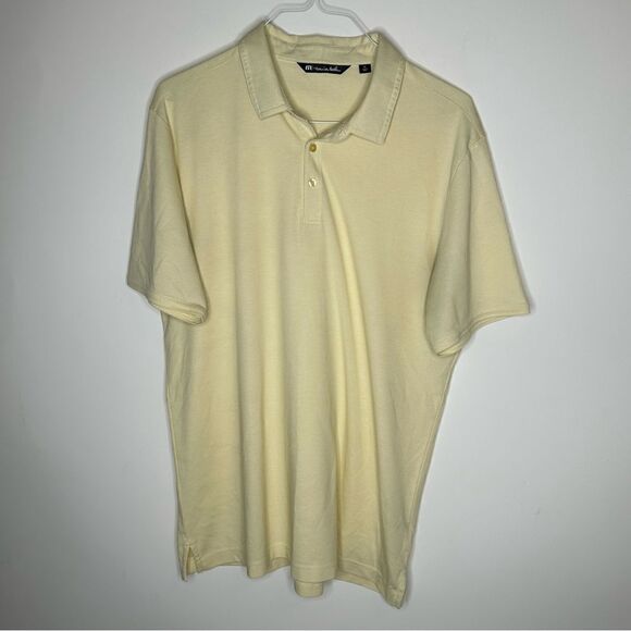 Travis Mathew Light Lemon Polo in Size XL (Like New) - Picture 4 of 7